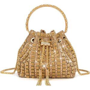 ❤️Sparkly Diamond Bag Clutch Purses for Women Rhinestone Purse Glitter Handbag